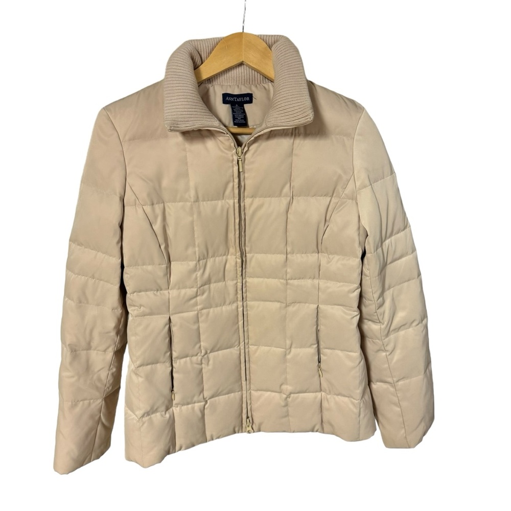 Ann Taylor size small women’s beige winter jacket